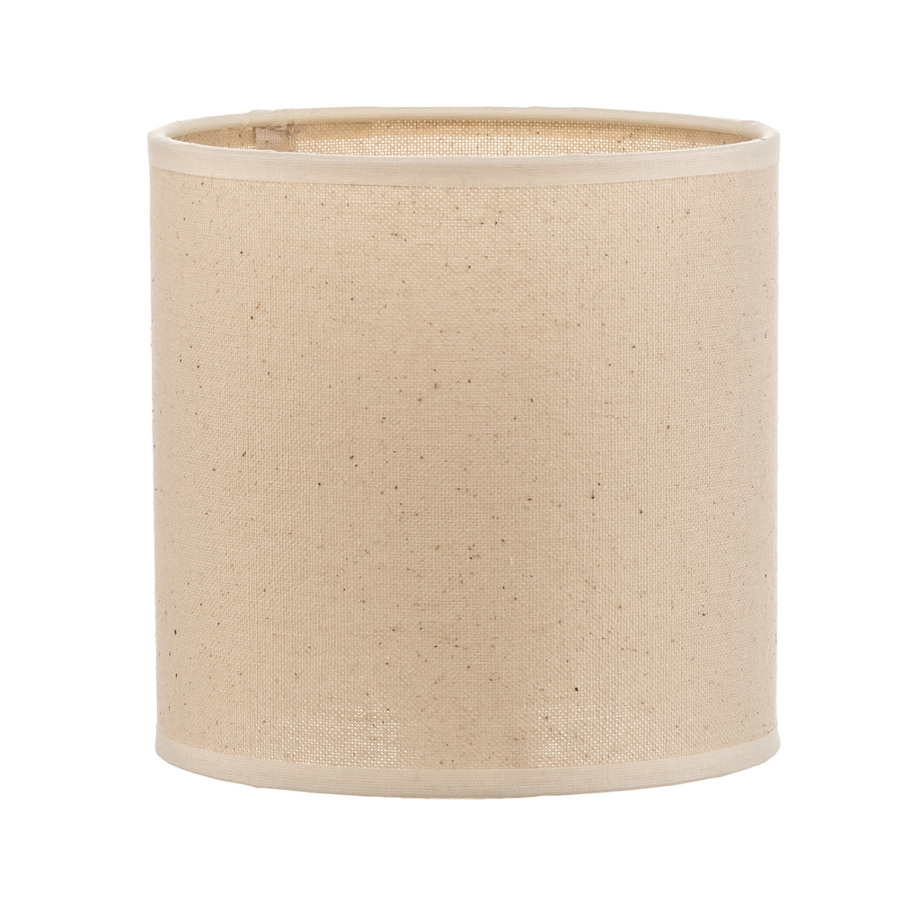 Montert Lampeskjerm Roller bomull beige i stue