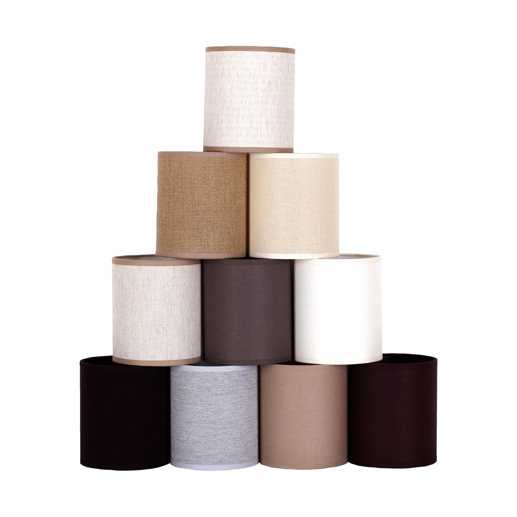 Nærbilde av Lampeskjerm Roller bomull beige
