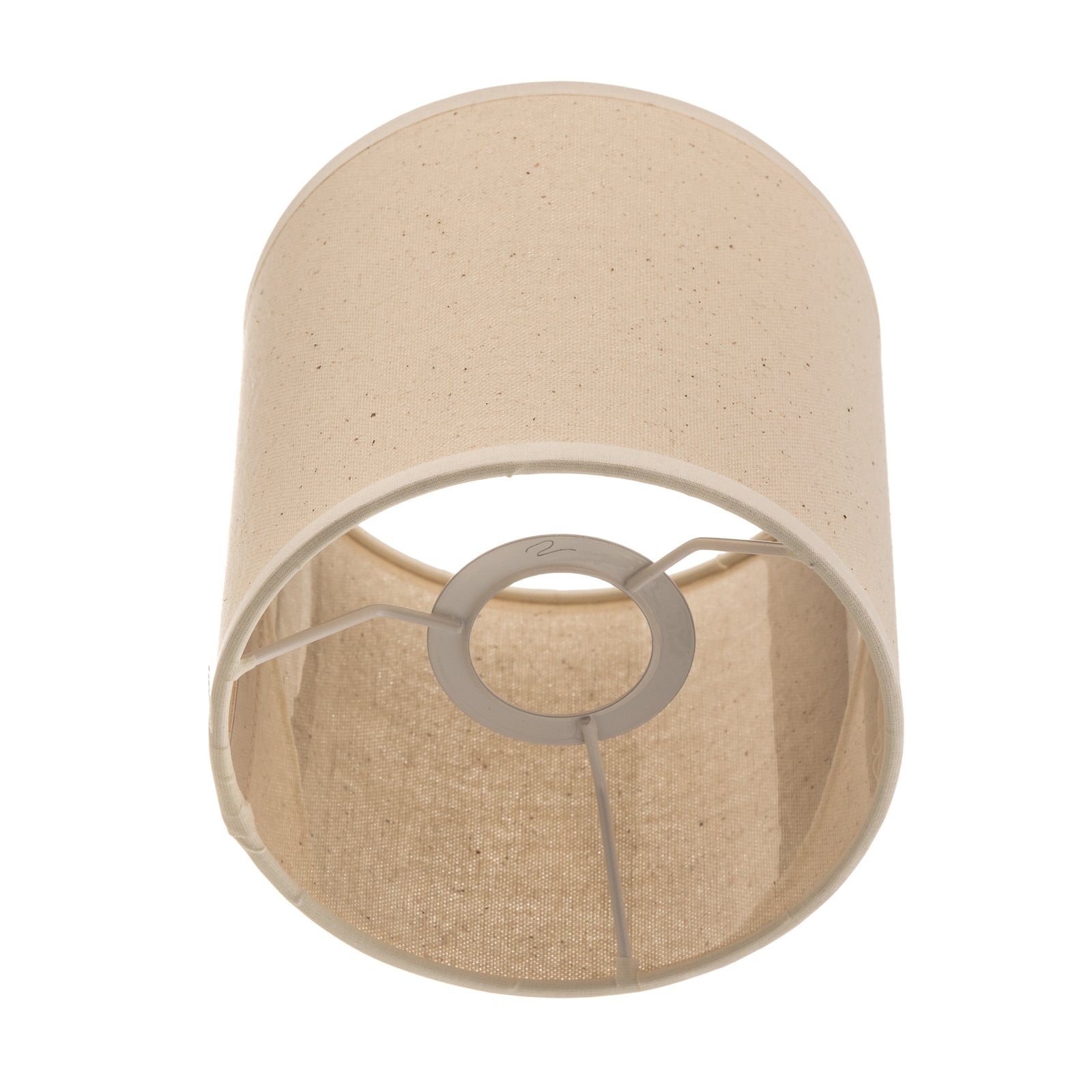 Lampeskjerm Roller bomull beige med lampefot