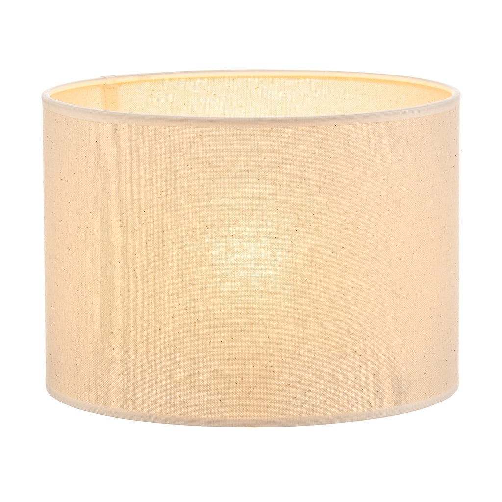 Lampeskjerm Roller bomull beige bakside