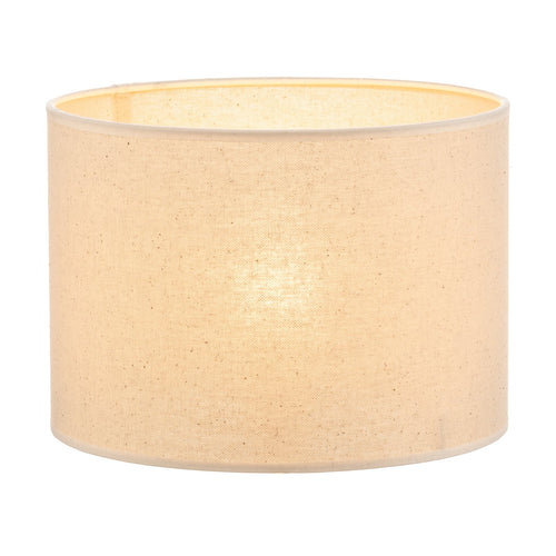 Lampeskjerm Roller bomull beige bakside