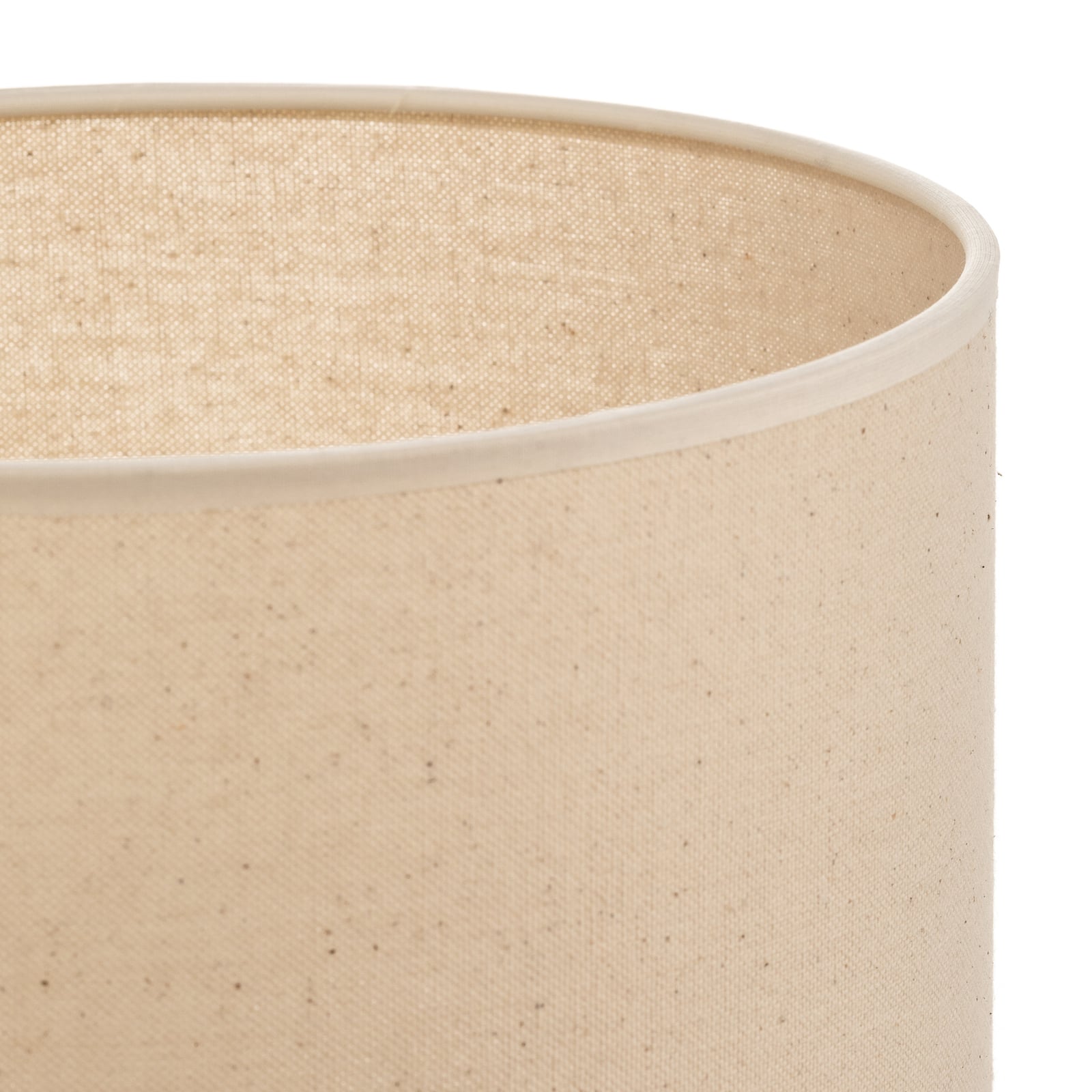 Lampeskjerm Roller bomull beige montert