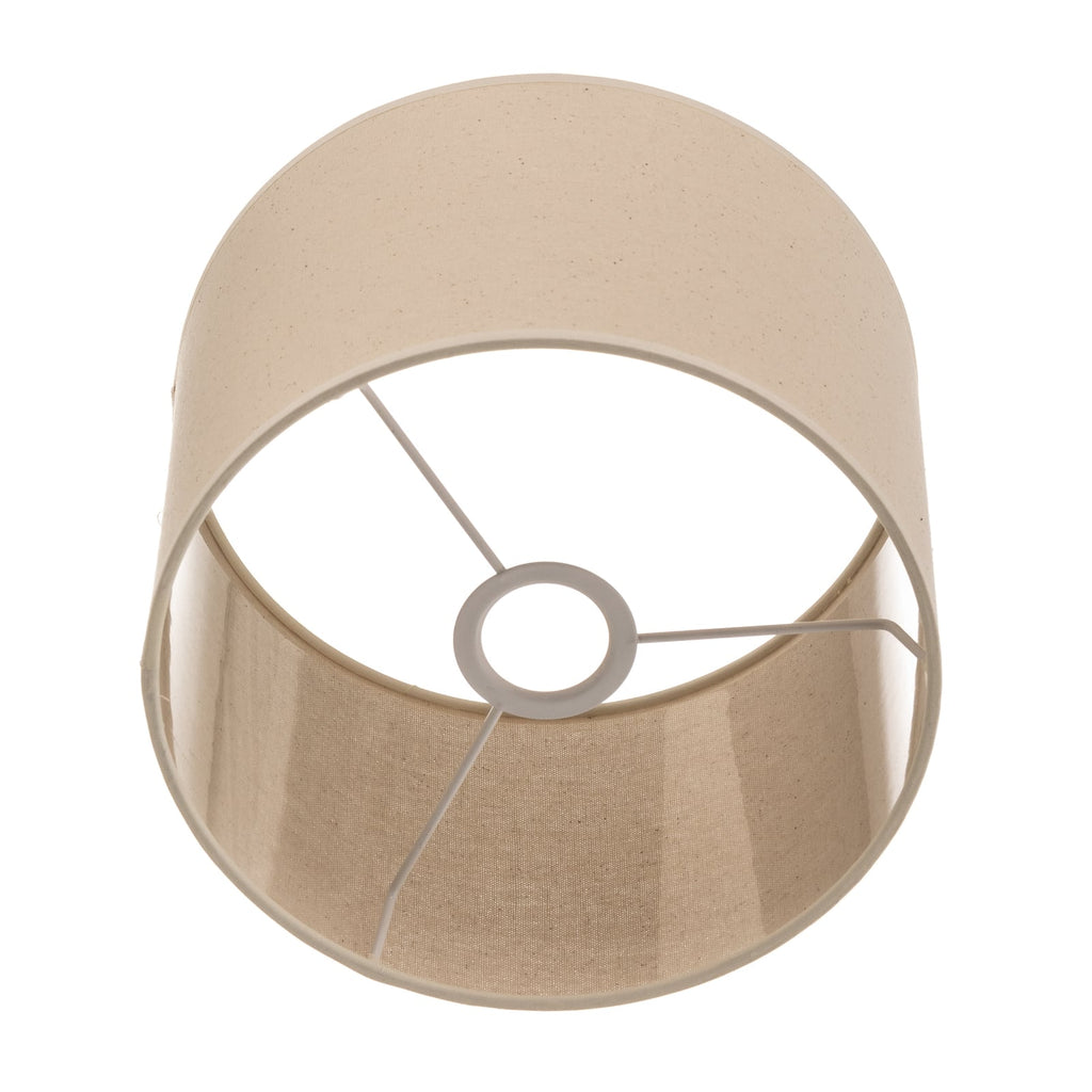 Lampeskjerm Roller bomull beige side
