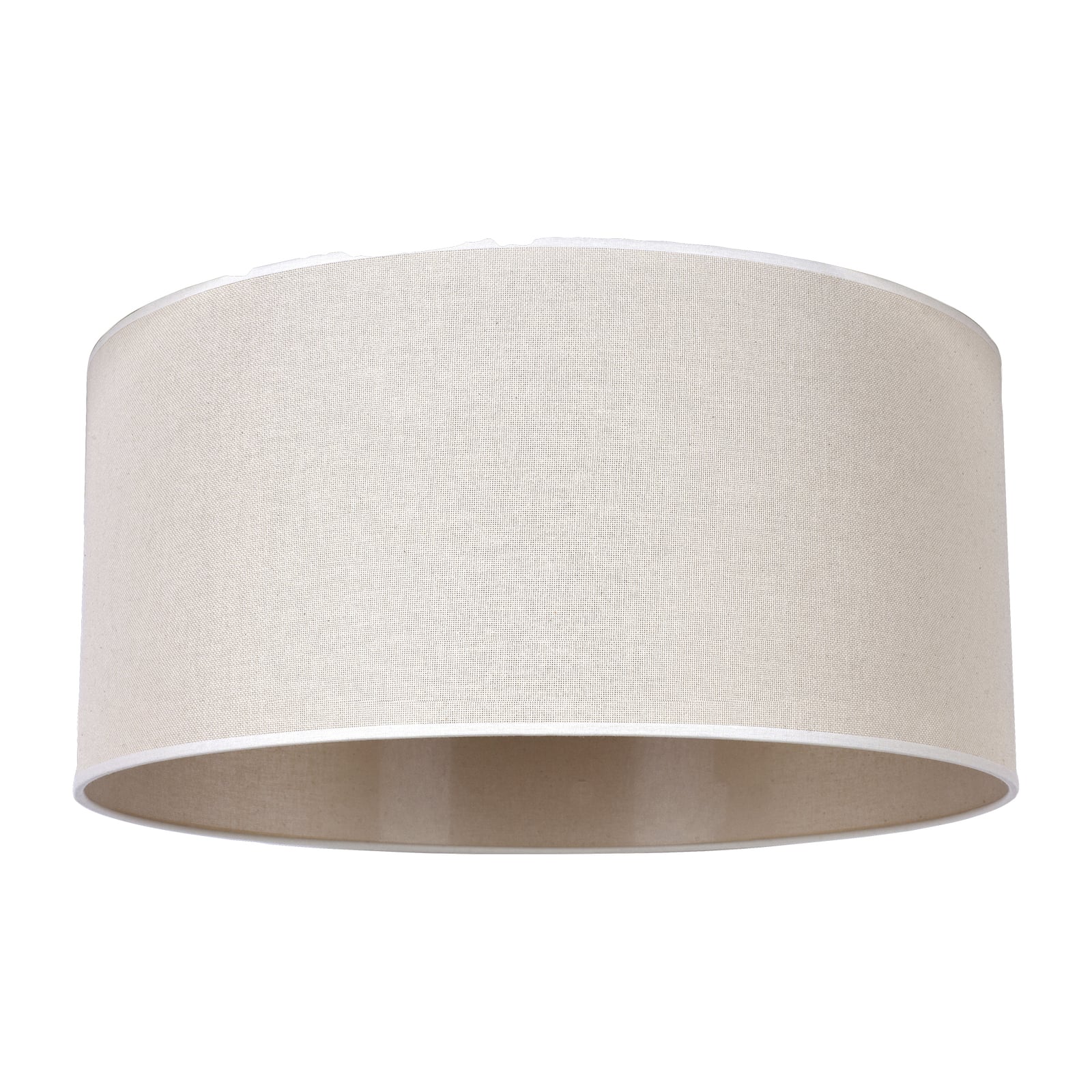 Lampeskjerm Roller bomull beige bakside