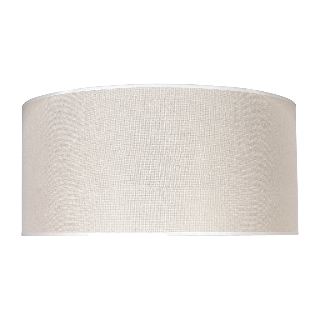 Lampeskjerm Roller bomull beige detalj