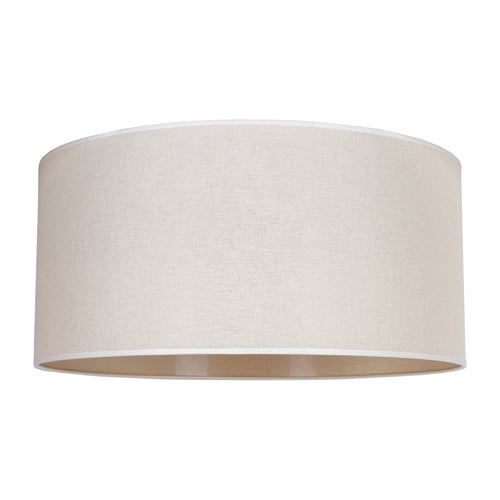 Lampeskjerm Roller bomull beige forfra