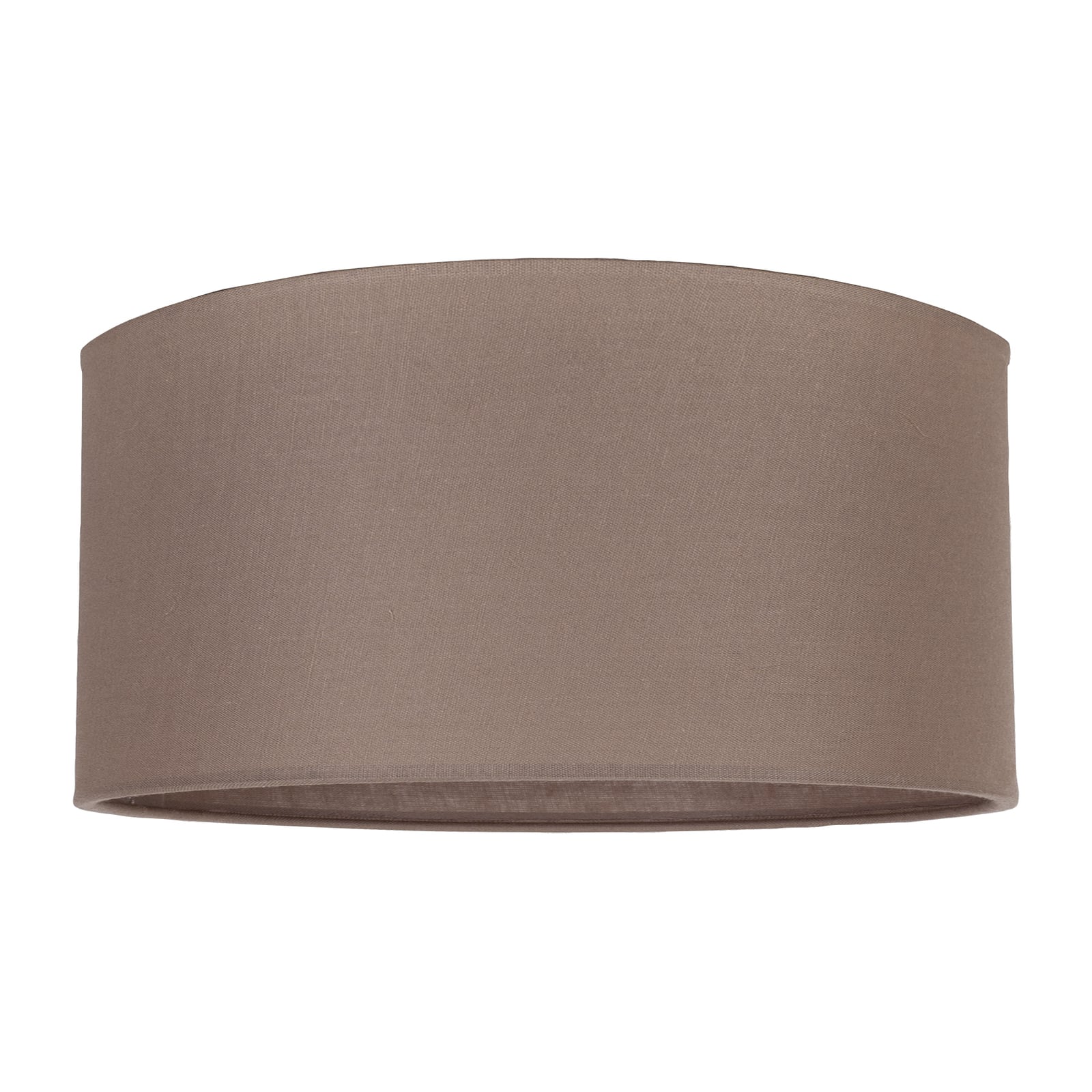 Lampeskjerm Roller bomull cappuccino Ø50 cm forfra