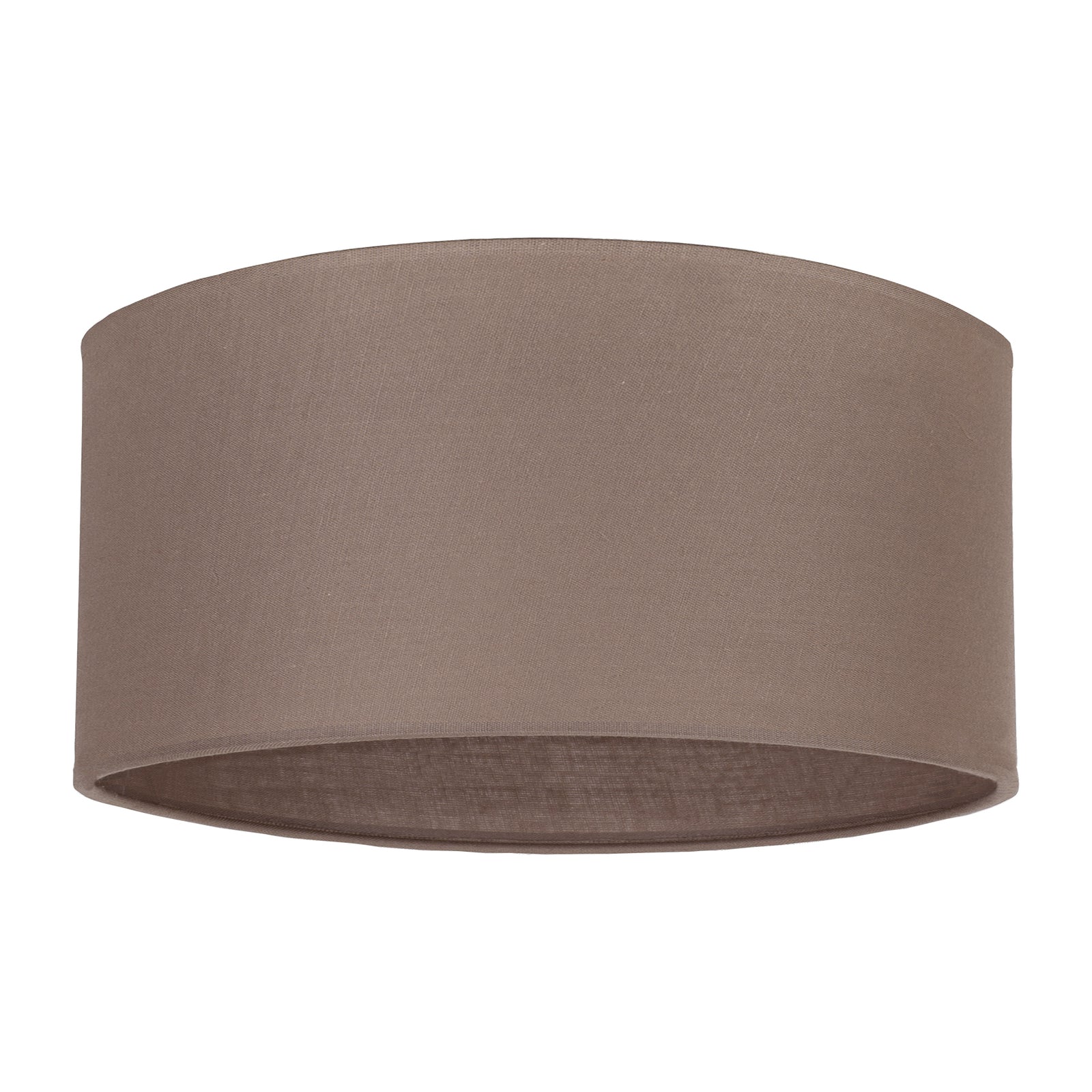 Bakside av Lampeskjerm Roller bomull cappuccino Ø50 cm