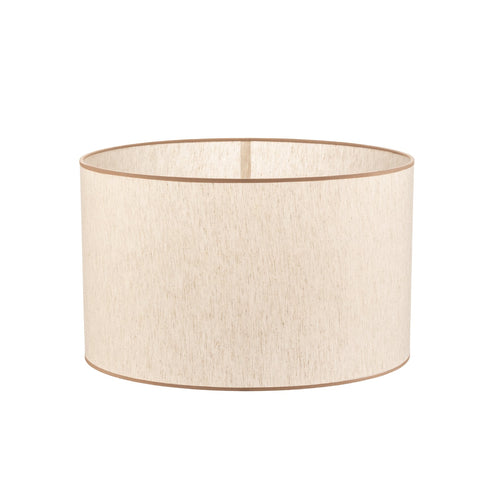 Lampeskjerm Roller bomull ecru/beige Ø50 cm E27 forfra