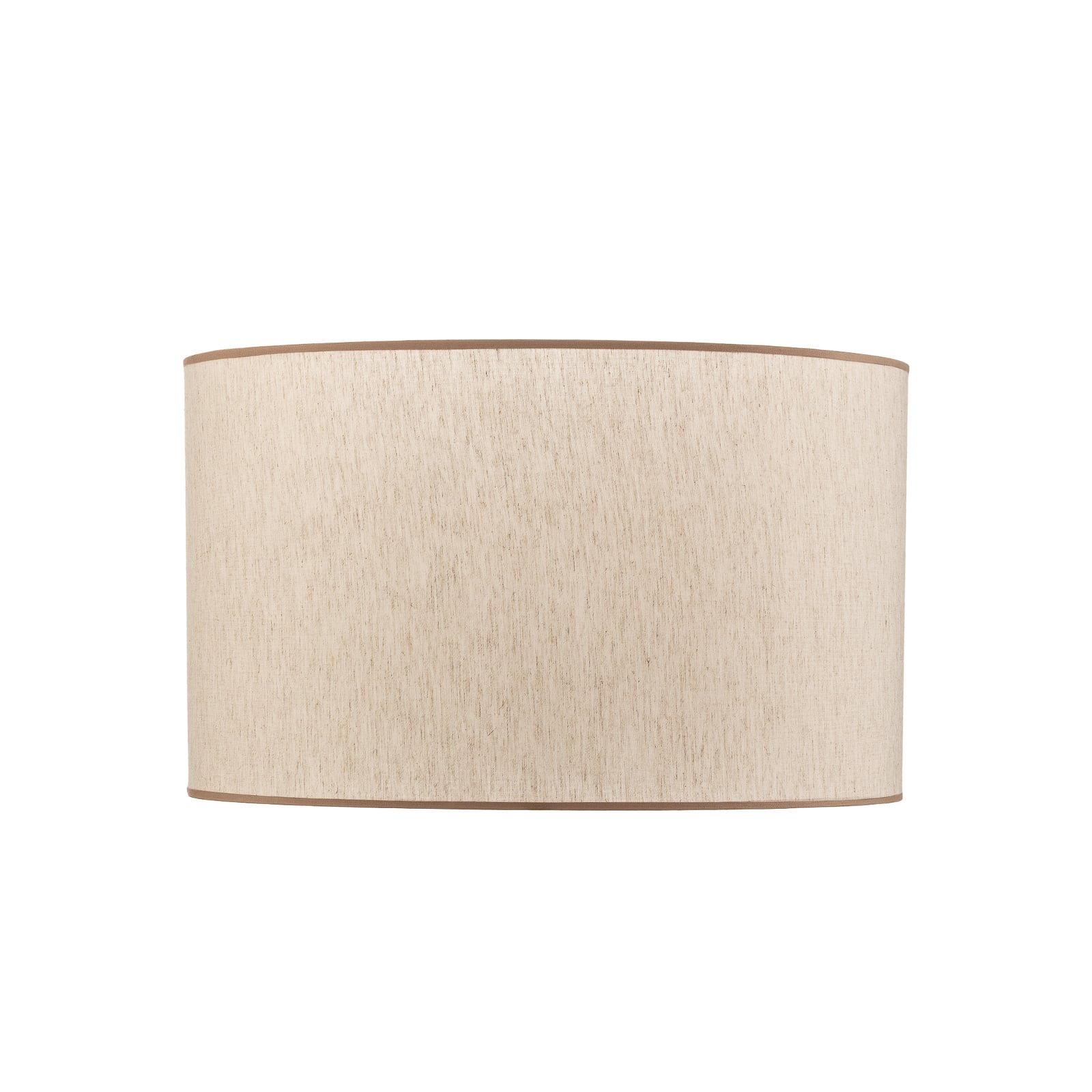 Bakside av Lampeskjerm Roller bomull ecru/beige Ø50 cm E27