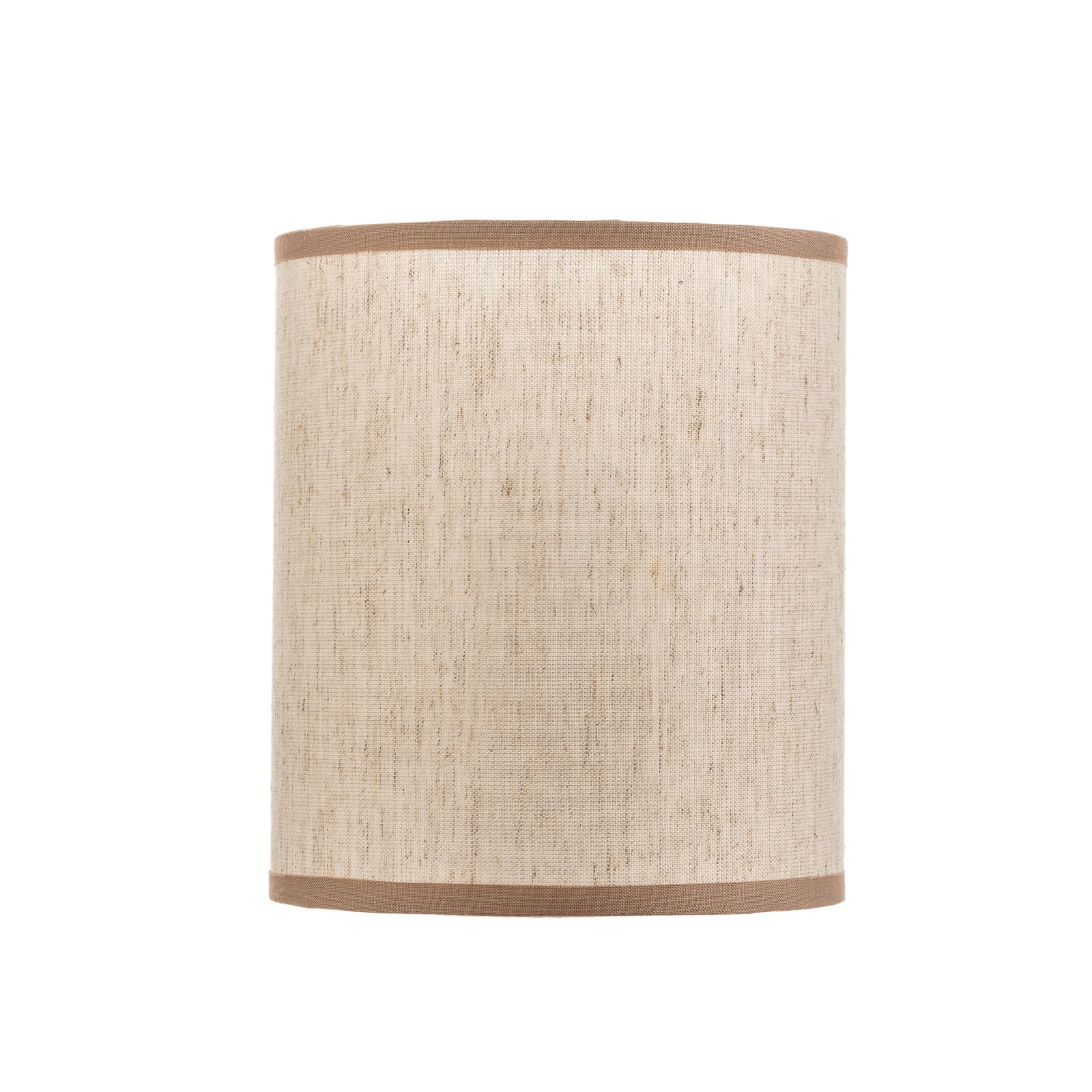 Lampeskjerm Roller bomull ecru beige bakside