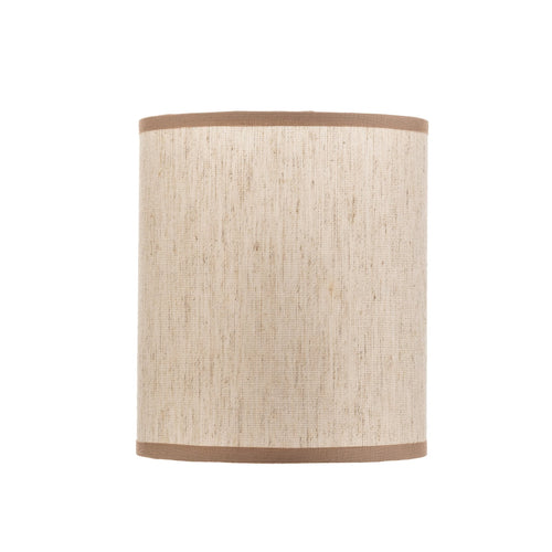 Lampeskjerm Roller bomull ecru beige bakside