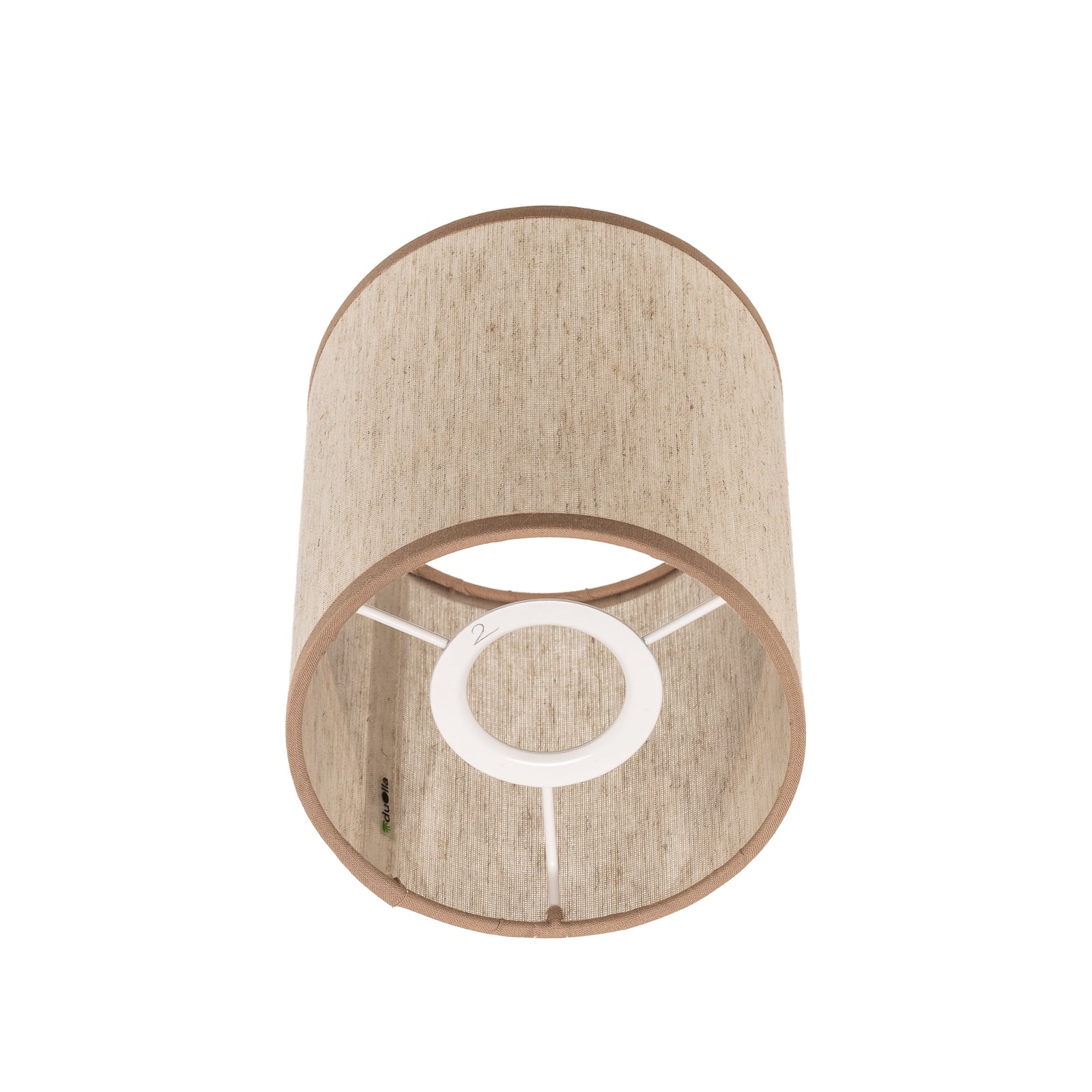 Detalj av Lampeskjerm Roller bomull ecru beige