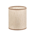 Lampeskjerm Roller bomull ecru beige forfra