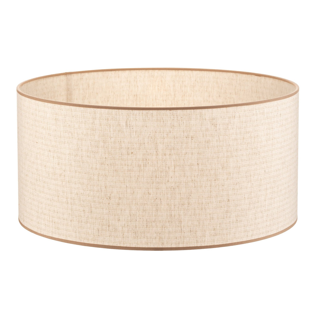 Nærbilde av stoffet på Lampeskjerm Roller jute ecru