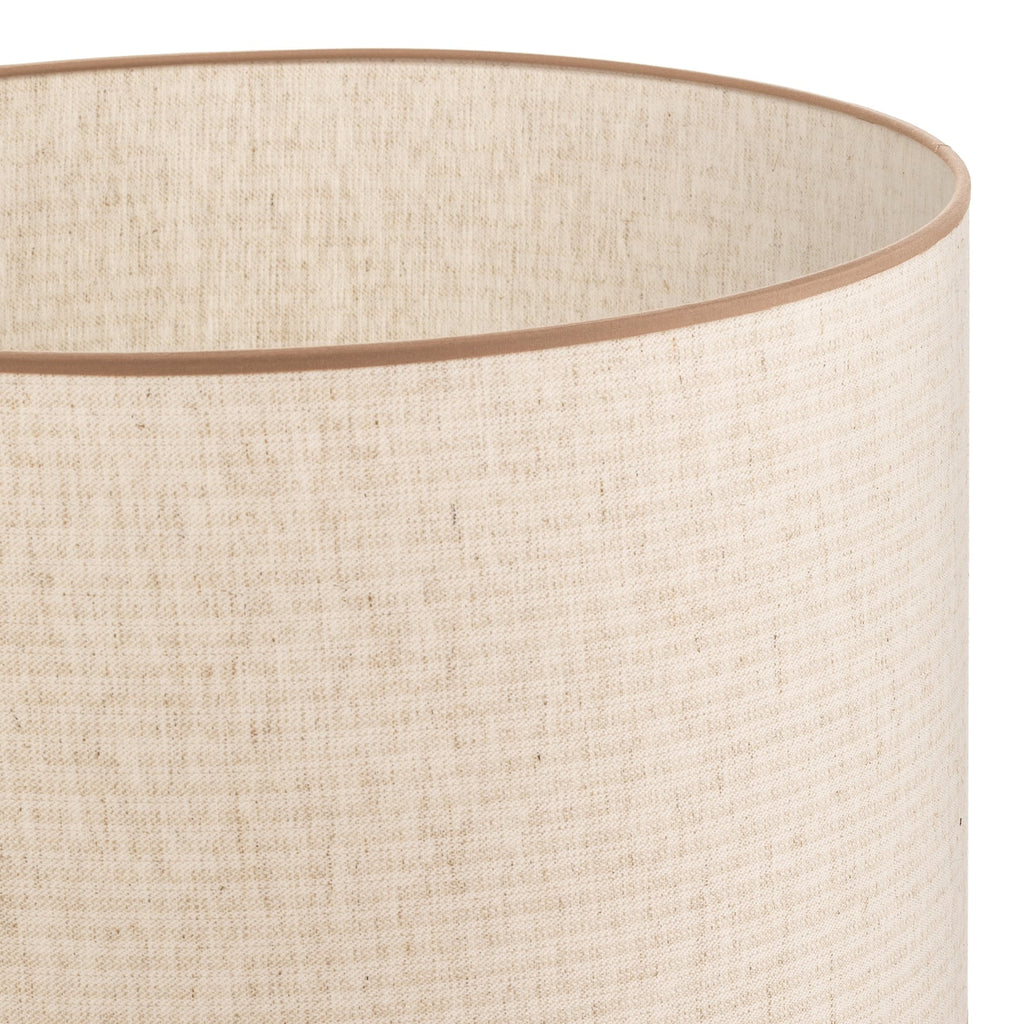 Lampeskjerm Roller jute ecru sett ovenfra