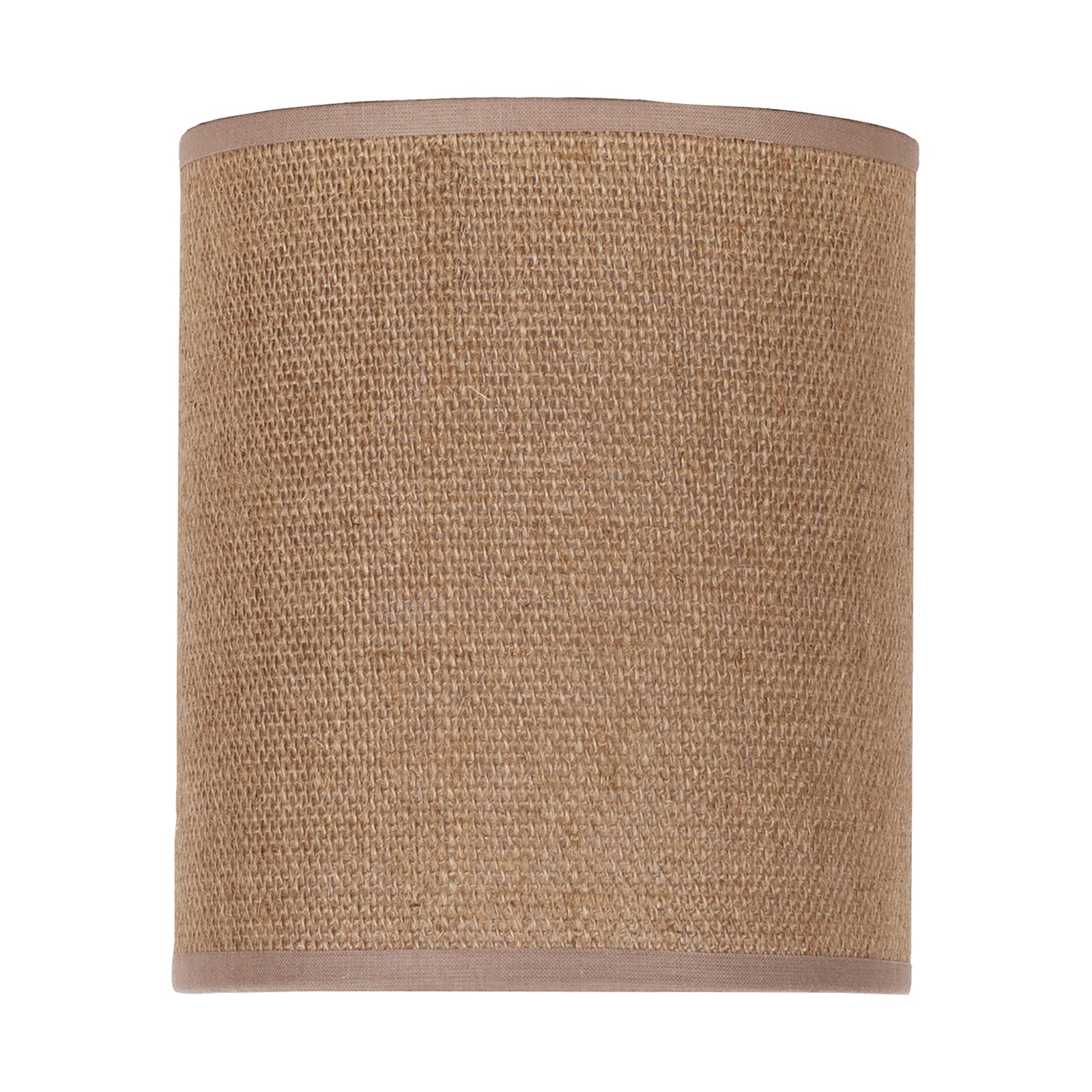 Lampeskjerm Roller jute lysbrun detalj