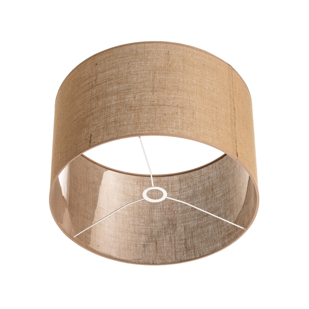 Detalj av Lampeskjerm Roller jute lysebrun