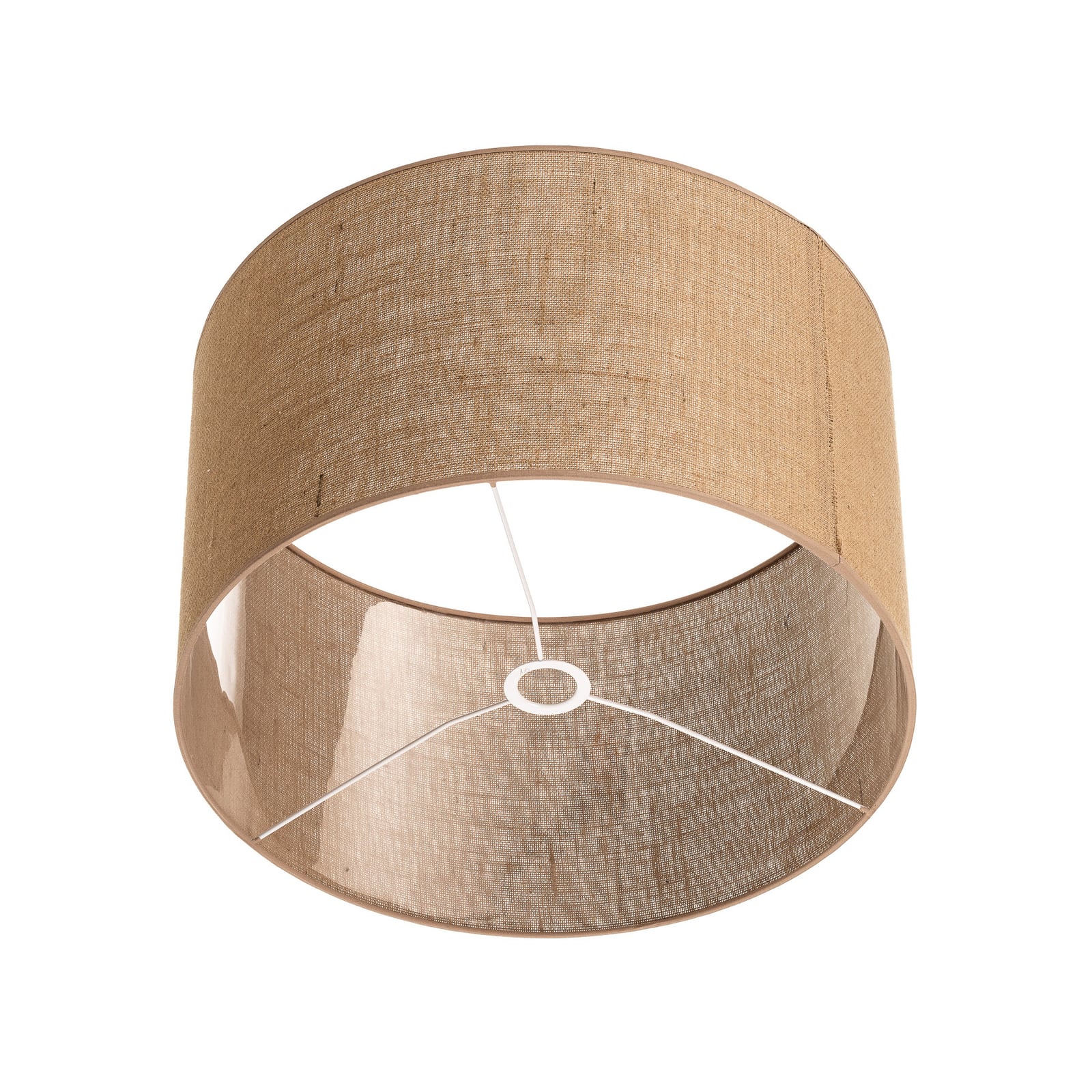 Detalj av Lampeskjerm Roller jute lysebrun