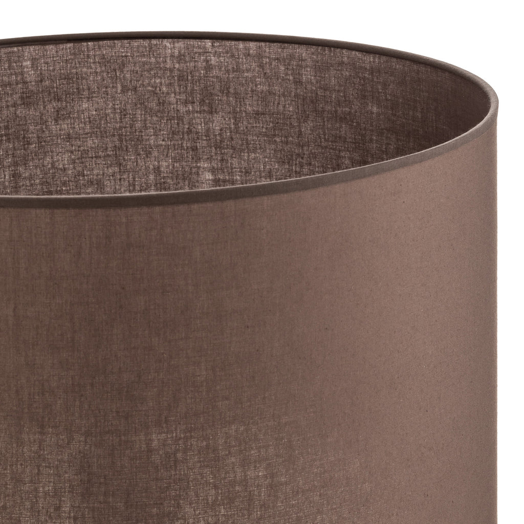 Lampeskjerm Roller tekstil jordfarget Ø50 cm E27 - Duolla detalj stoff