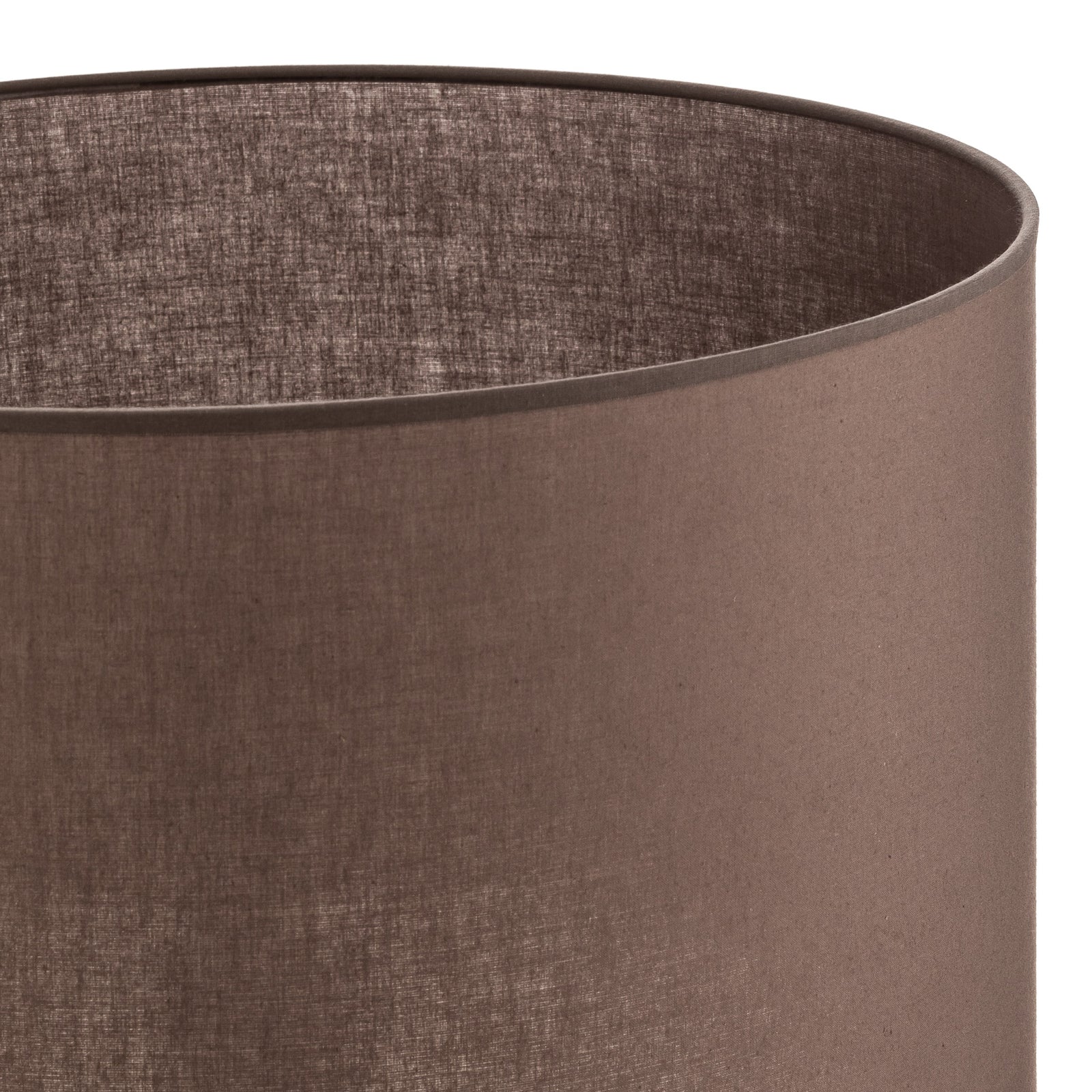 Lampeskjerm Roller tekstil jordfarget Ø50 cm E27 - Duolla detalj stoff