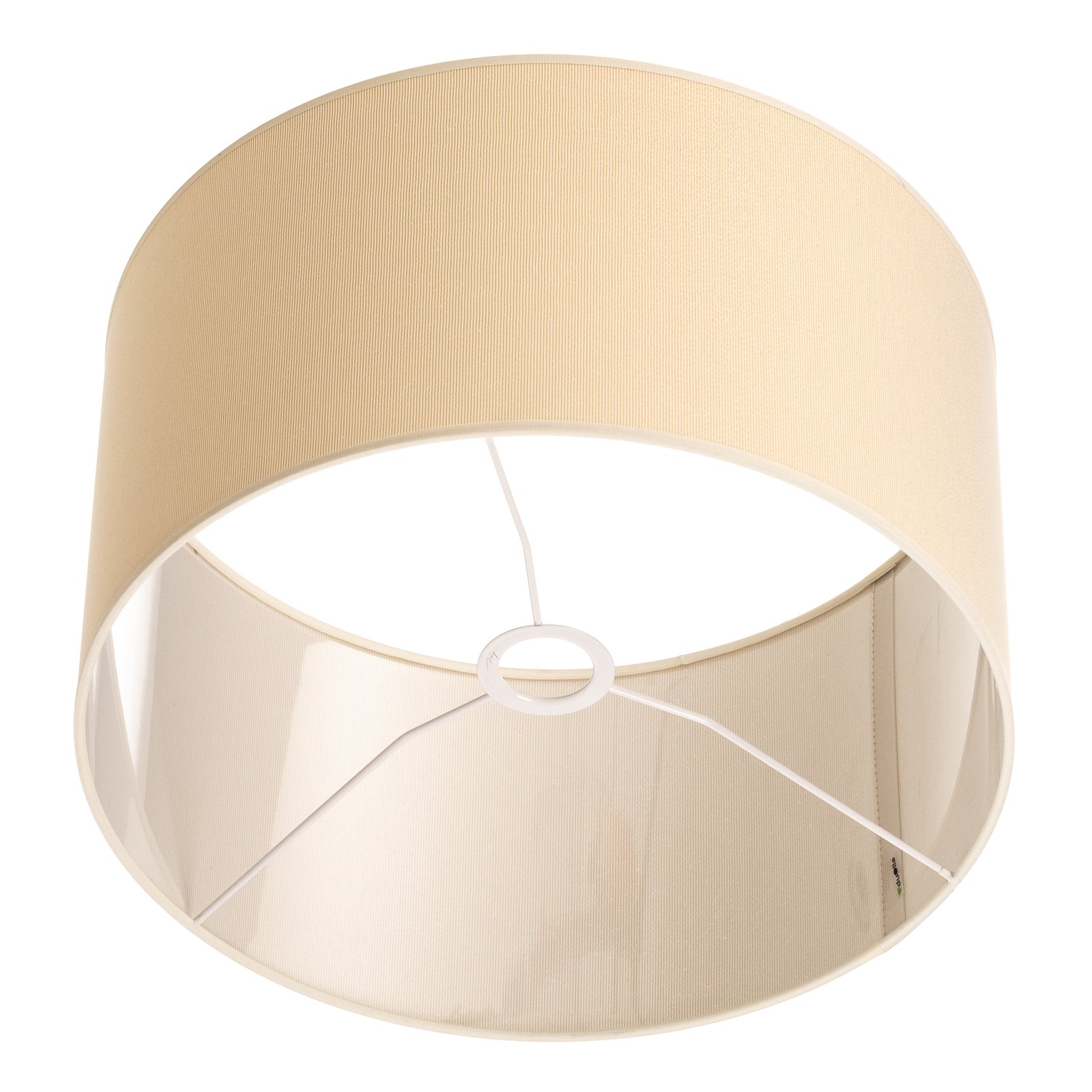 Lampeskjerm Roller tekstil ecru/gull Ø40 cm E27 - Duolla design