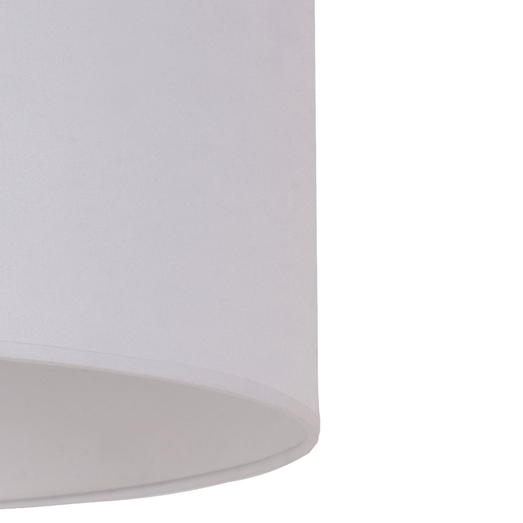 Lampeskjerm Roller tekstil hvit Ø50 cm E27 montert i rom