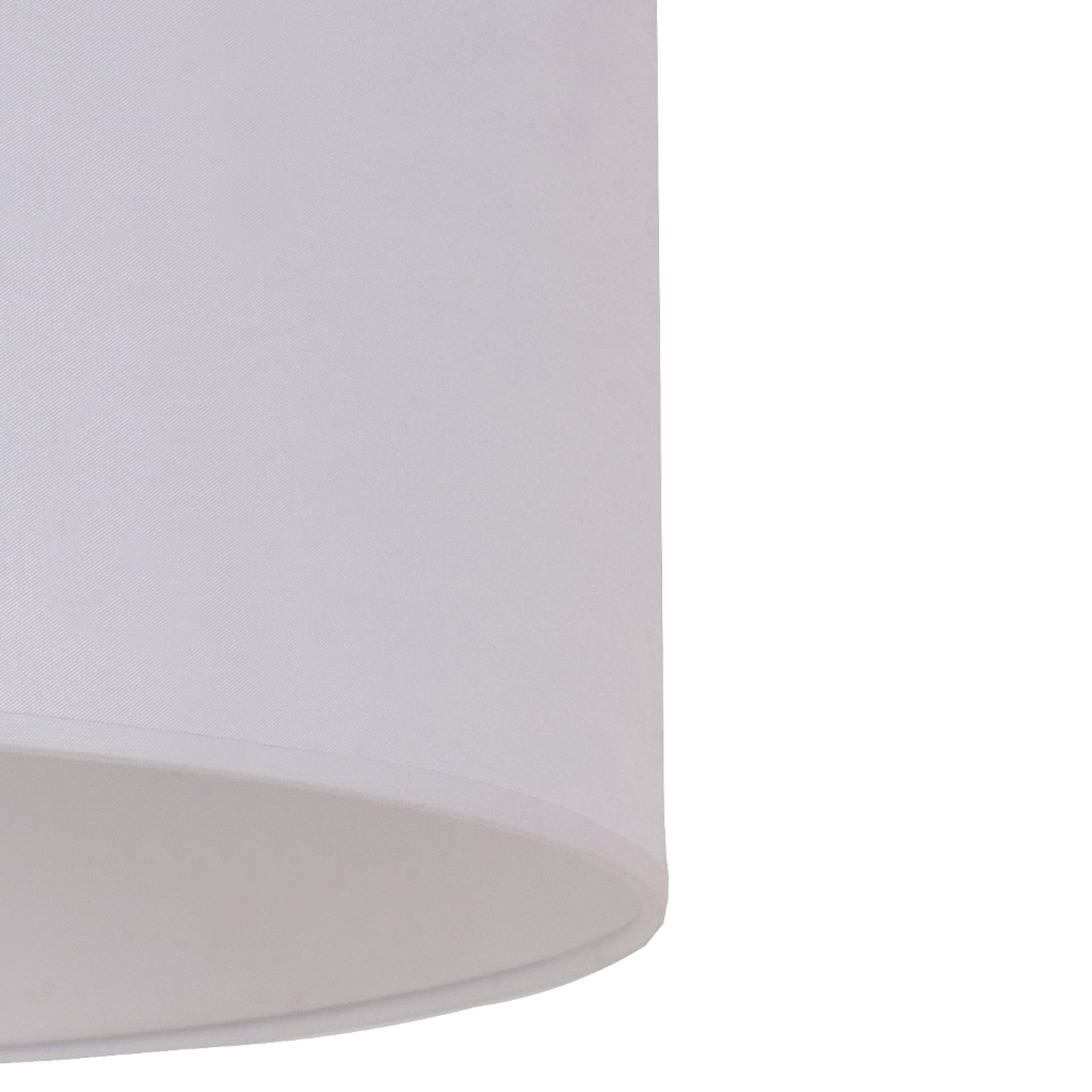 Lampeskjerm Roller tekstil hvit Ø50 cm E27 montert i rom
