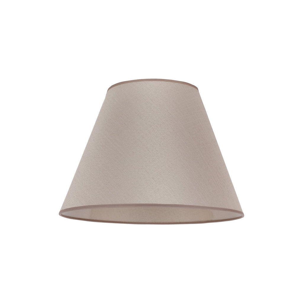 Lampeskjerm Sofia tekstil beige bakside