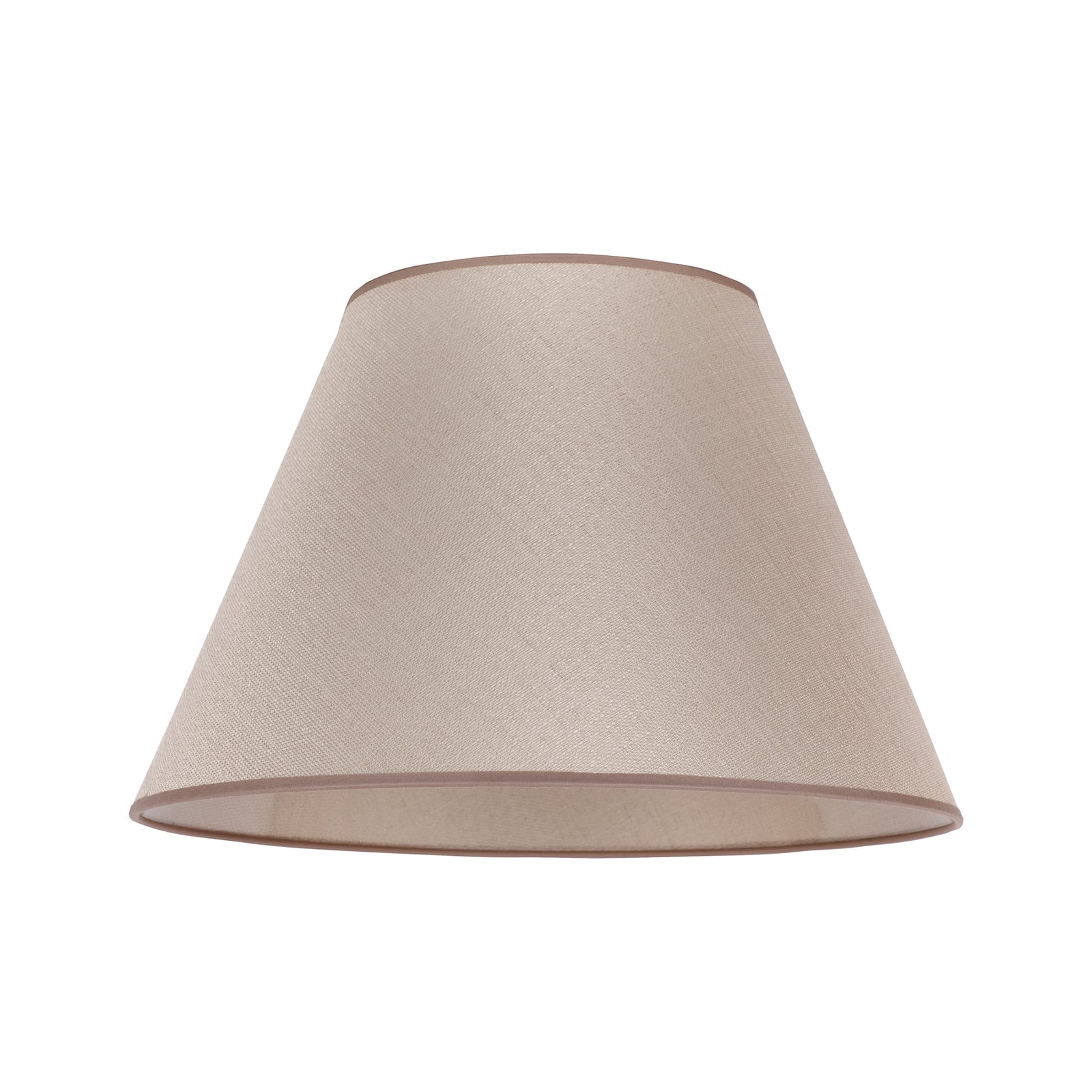 Lampeskjerm Sofia tekstil beige bakside