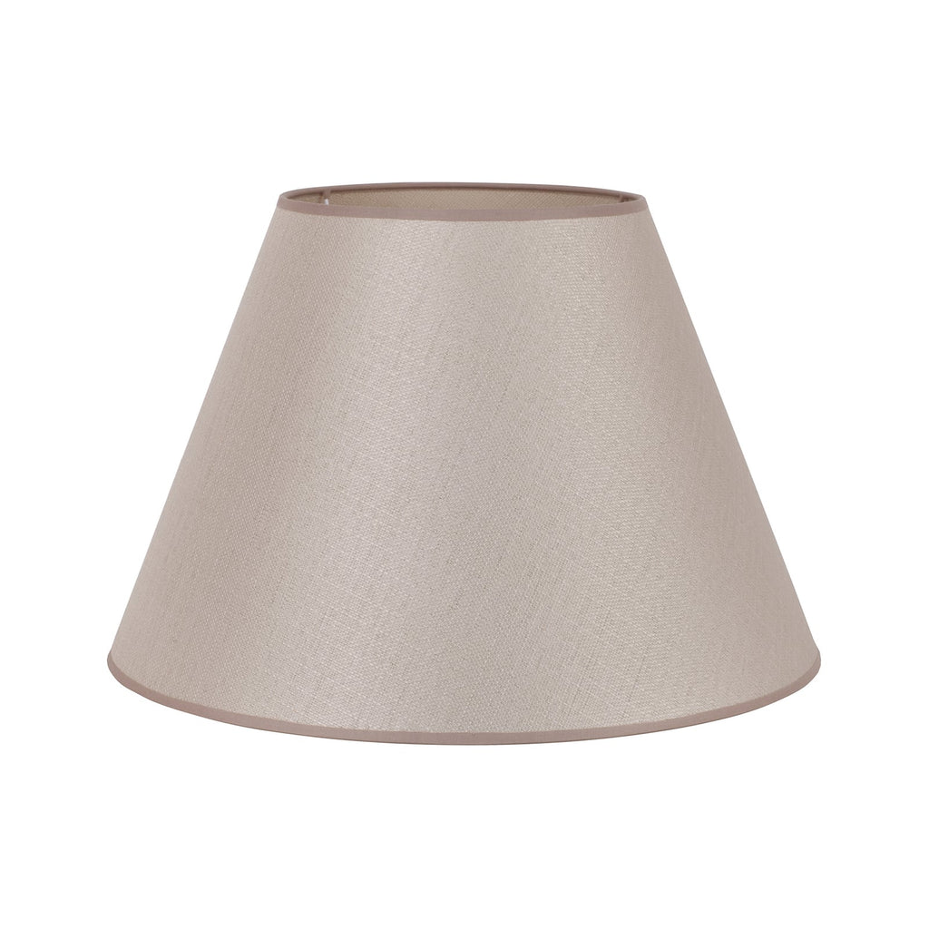 Lampeskjerm Sofia tekstil beige detalj
