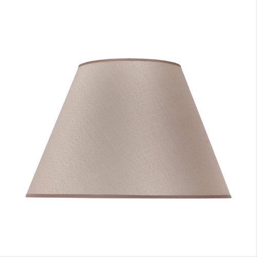 Lampeskjerm Sofia tekstil beige forfra
