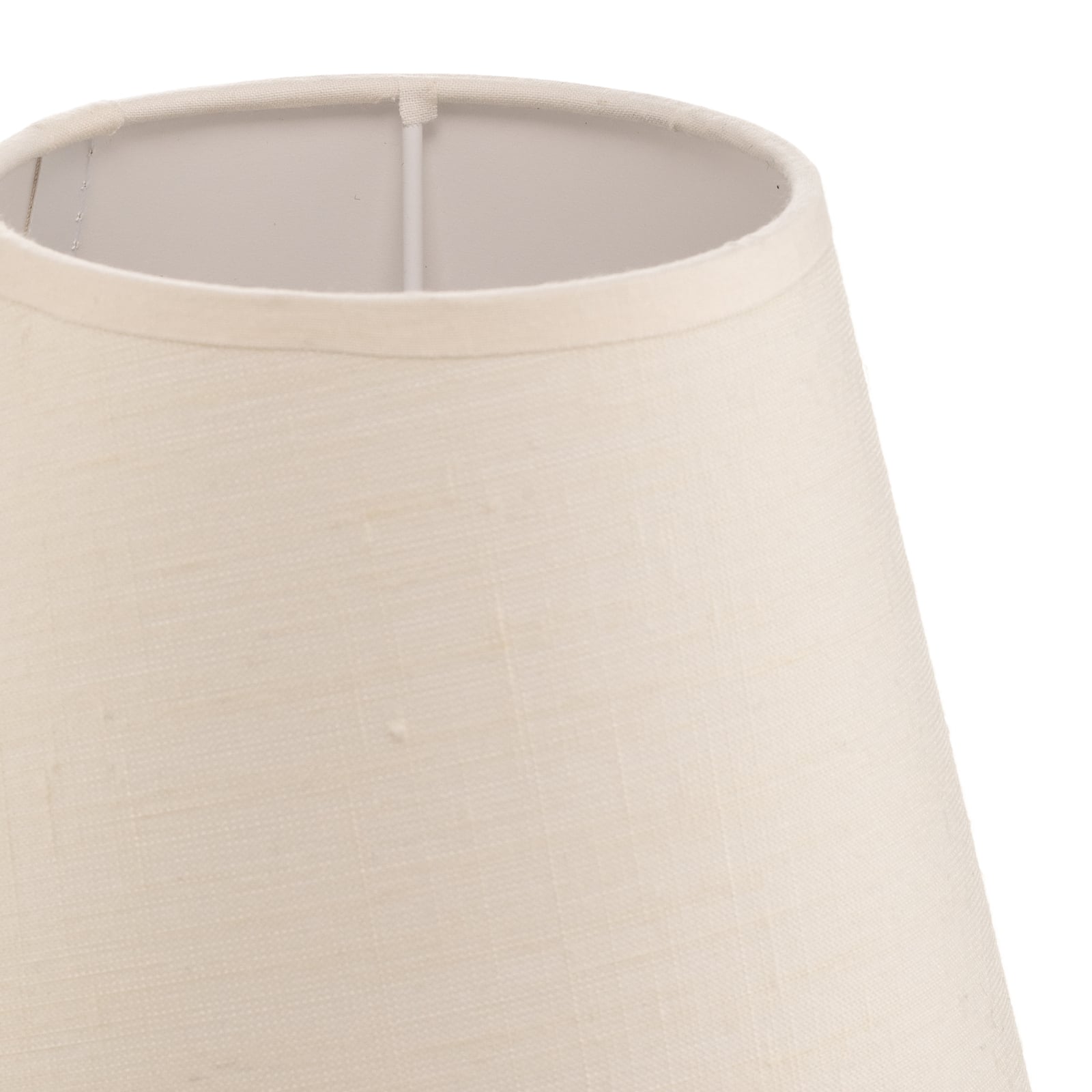Montert Lampeskjerm Sofia tekstil ecru Ø18,5 cm E14