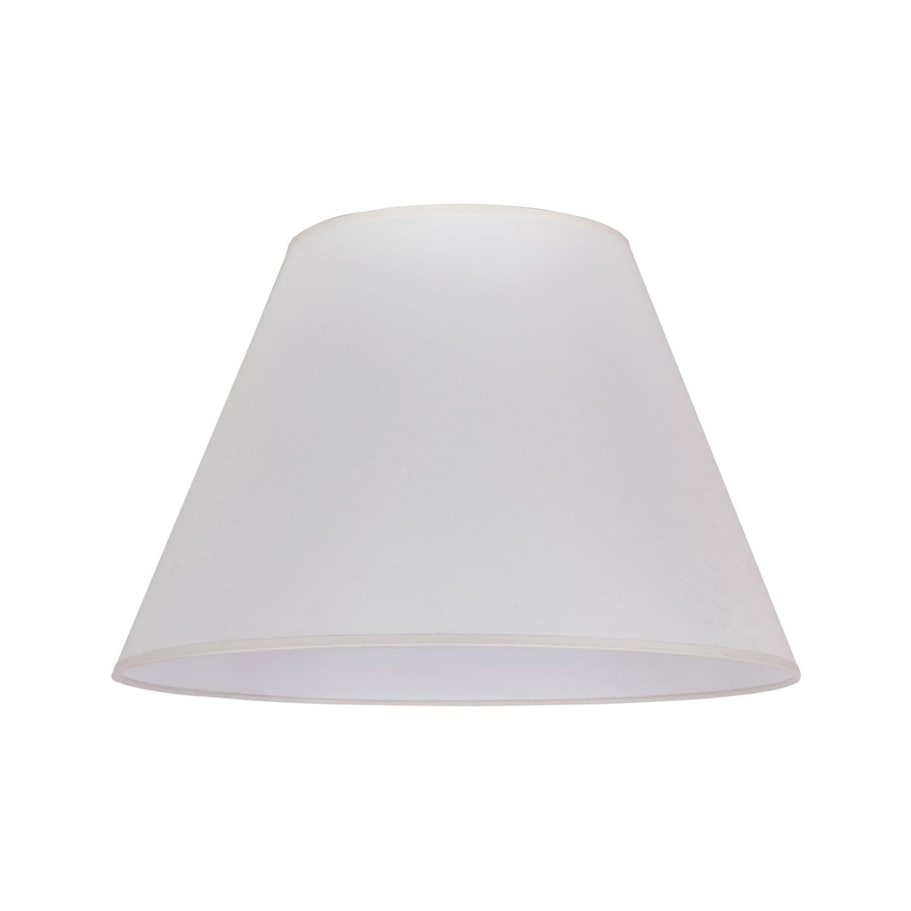 Lampeskjerm Sofia tekstil ecru/hvit Ø45 cm bakside