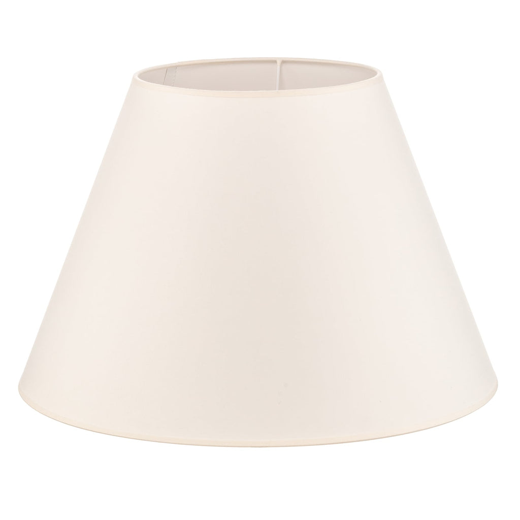 Montert Lampeskjerm Sofia tekstil ecru/hvit Ø45 cm