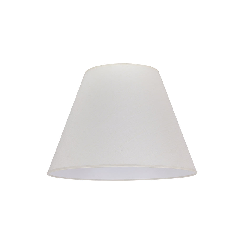 Lampeskjerm Sofia tekstil ecru Ø35 cm H25 cm E27 bakside