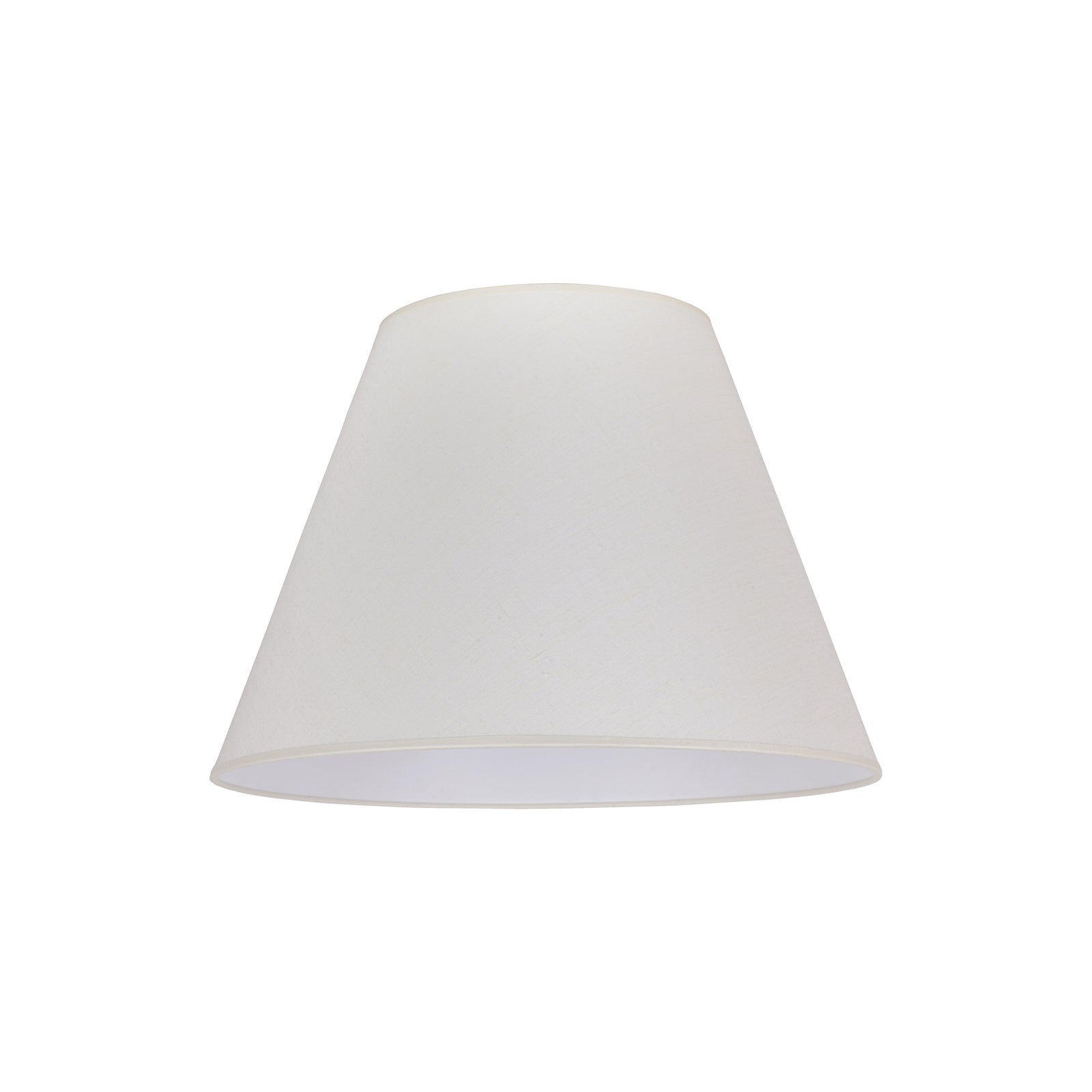 Lampeskjerm Sofia tekstil ecru Ø35 cm H25 cm E27 bakside