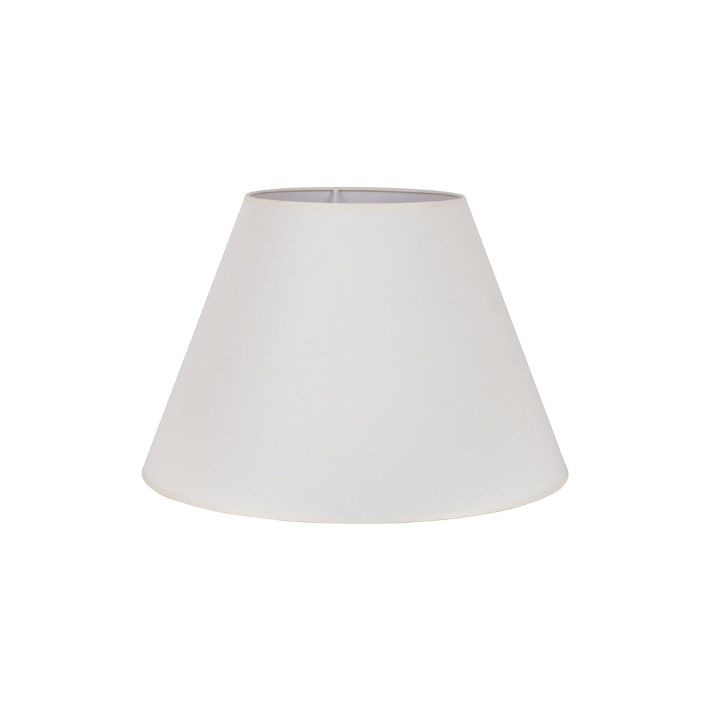 Lampeskjerm Sofia tekstil ecru Ø35 cm H25 cm E27 detalj