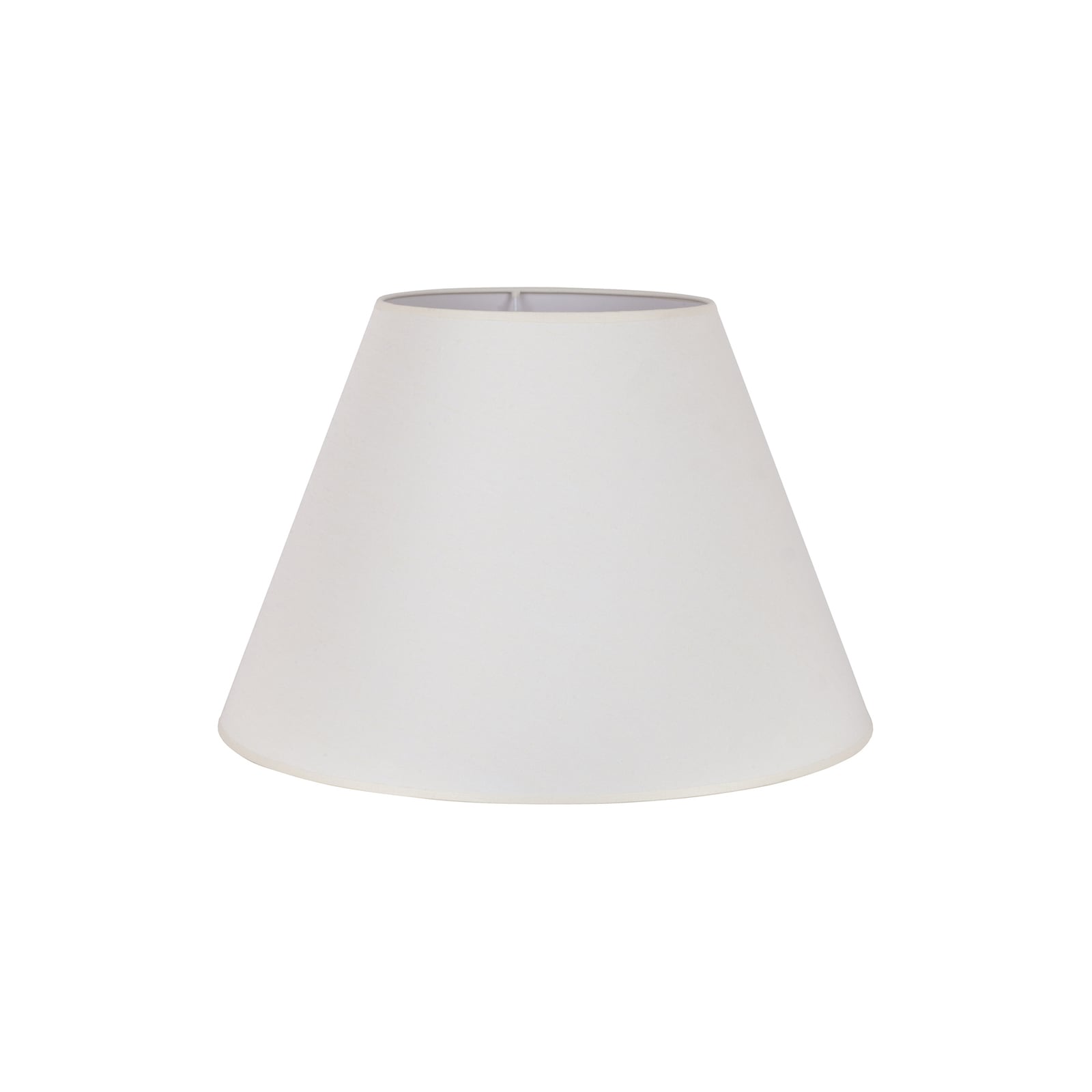 Lampeskjerm Sofia tekstil ecru Ø35 cm H25 cm E27 detalj
