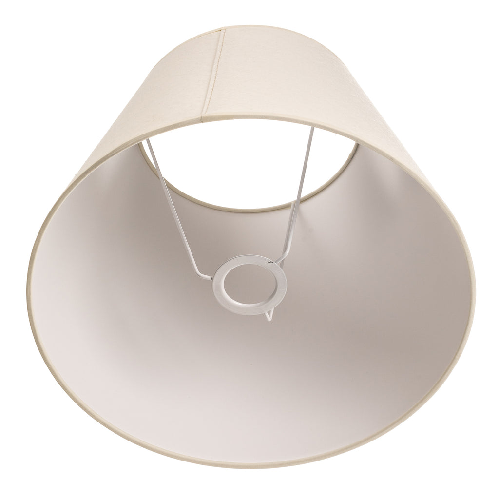 Lampeskjerm Sofia tekstil ecru Ø35 cm H25 cm E27 helhet