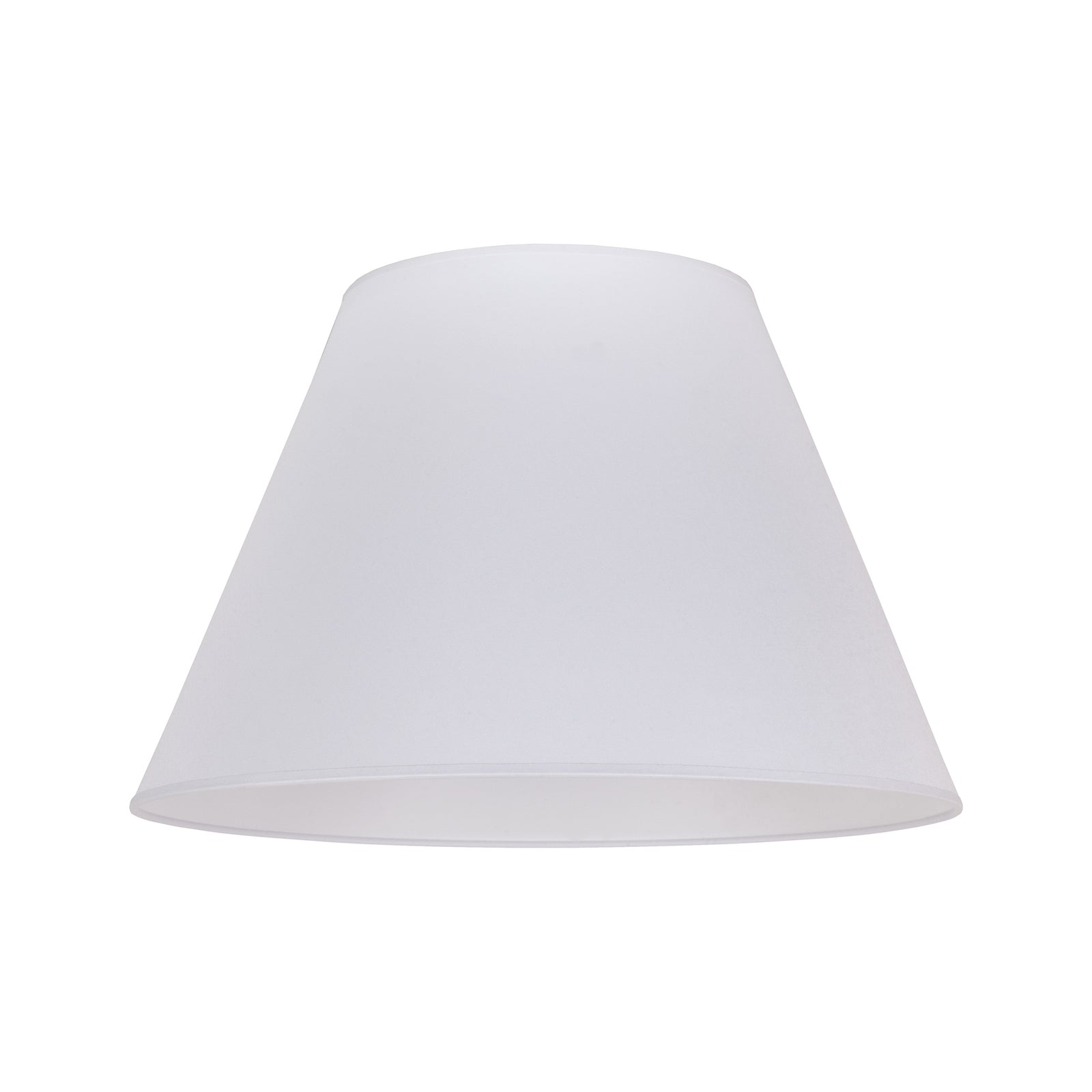 Lampeskjerm Sofia tekstil hvit Ø45 cm bakside