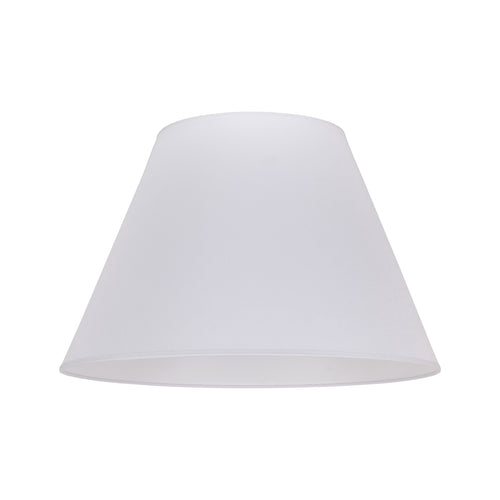 Lampeskjerm Sofia tekstil hvit Ø45 cm bakside