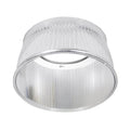 Lampeskjerm Sol polykarbonat transparent Ø41 cm - BRUMBERG forfra