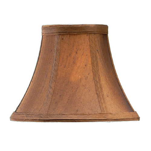 Lampeskjerm Windermere tekstil brun Ø18 cm h15 cm - Elstead forfra