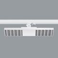 LED 3-fase skinnespot Jilly oval dimbar 15W 4000K hvit forfra