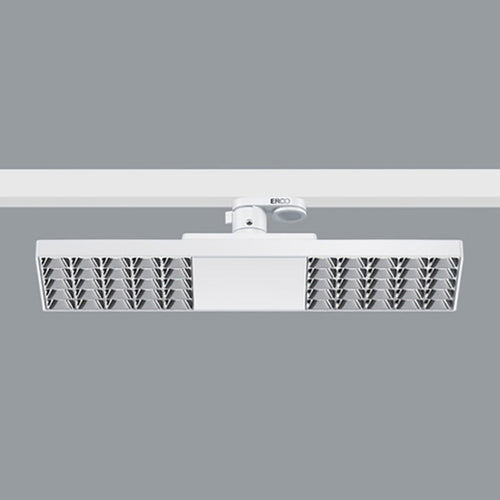LED 3-fase skinnespot Jilly oval dimbar 15W 4000K hvit forfra
