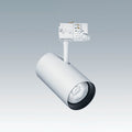 LED 3-fase skinnespot Luca L hvit 34W 38° 3000K - THORN forfra