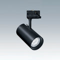 LED 3-fase skinnespot Luca L svart 34W 38° 3000K forfra
