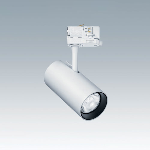 LED 3-fase skinnespot Luca M hvit forfra