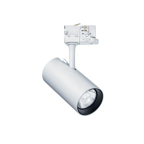 LED 3-fase skinnespot Luca M hvit detalj